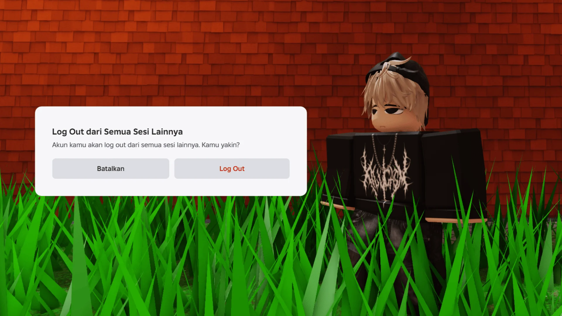 Cara Logout Akun Roblox dari Semua Perangkat Lain